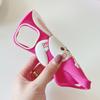 Cartoon Cute Rabbit Phone Case Compatible for iPhone 14 13 12 Pro Max 11 7 Plus Pink Stereoscopic Silicone Protective Cover