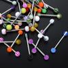 Mode Gemengde Kleur Tongringen 20/50 Stuks Assortiment Piercing Barbells Staven Sieraden