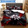 Tokyo anime Artwork 3pcs K-pop music group Bedding set,Ideal for Bedroom, Dormitory,Including Duvet Cover And 2pcs Pillowcases,Fan gifts