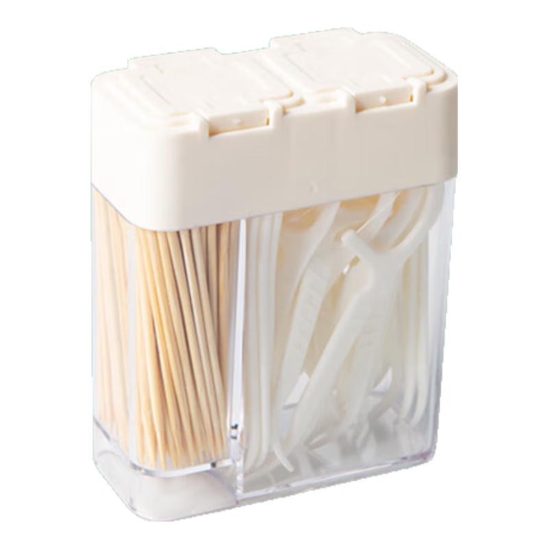 Fangcaodi Disposable Toothpick and Dental Floss Combo Set