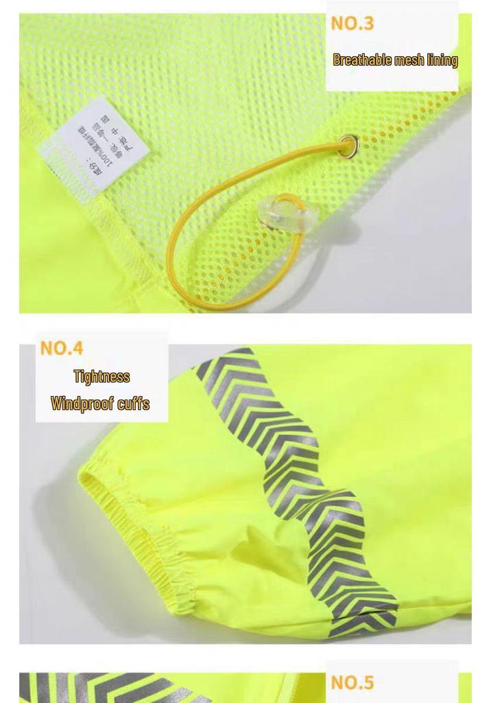 Senmei Summer Breathable Reflective Sun Protection Vest for Outdoor Sanitation and Traffic Patrol