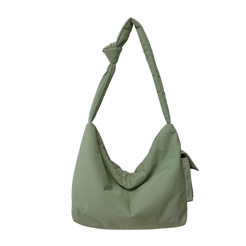Nylon Tote Bag With Zipper Closure And Internal Pockets For Daily Use