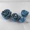 3D Flower Candle Silicone Mold DIY Chocolate Cake Baking Tool Decor Plaster Mold