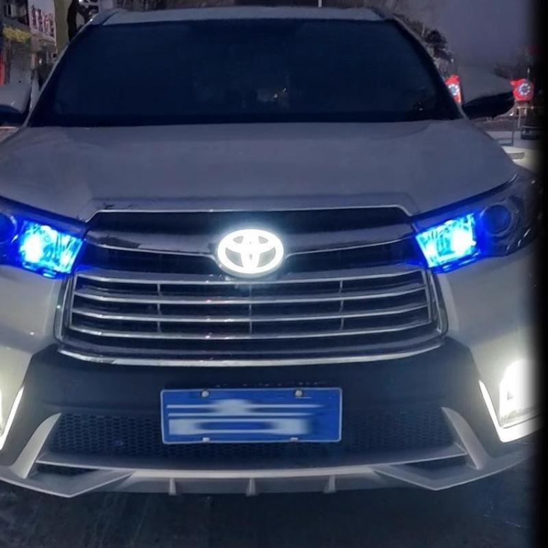 Emblemă Luminoasă Dinamică LED de 190 mm Pentru Toyota Land Cruiser/PRADO Grilă Frontală Capotă Insignă Logo Mașină Accesorii Auto