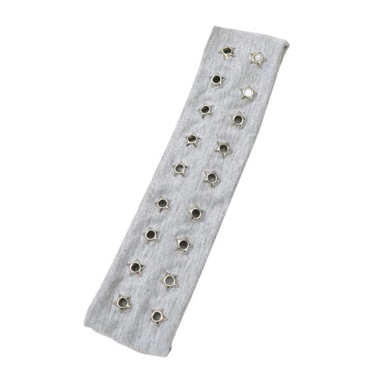 

Unisex Hairband Elastic Hollow Decoration Yoga Running Mountaineering Sports Headband Hair Accessories сірий