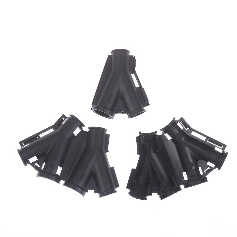 5/10Pcs Y-Shaped Pipe Tee Connector Clamp Automotive Wiring Harness Cable Fixing Clip 9817079 Automotive Sheath V-Manifolds