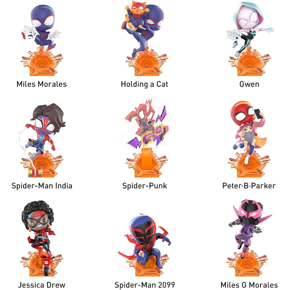 Pop Mart Marvel Spider-Man Across the Spider-Verse Figure 1 Piece PVC Blind Box Toy