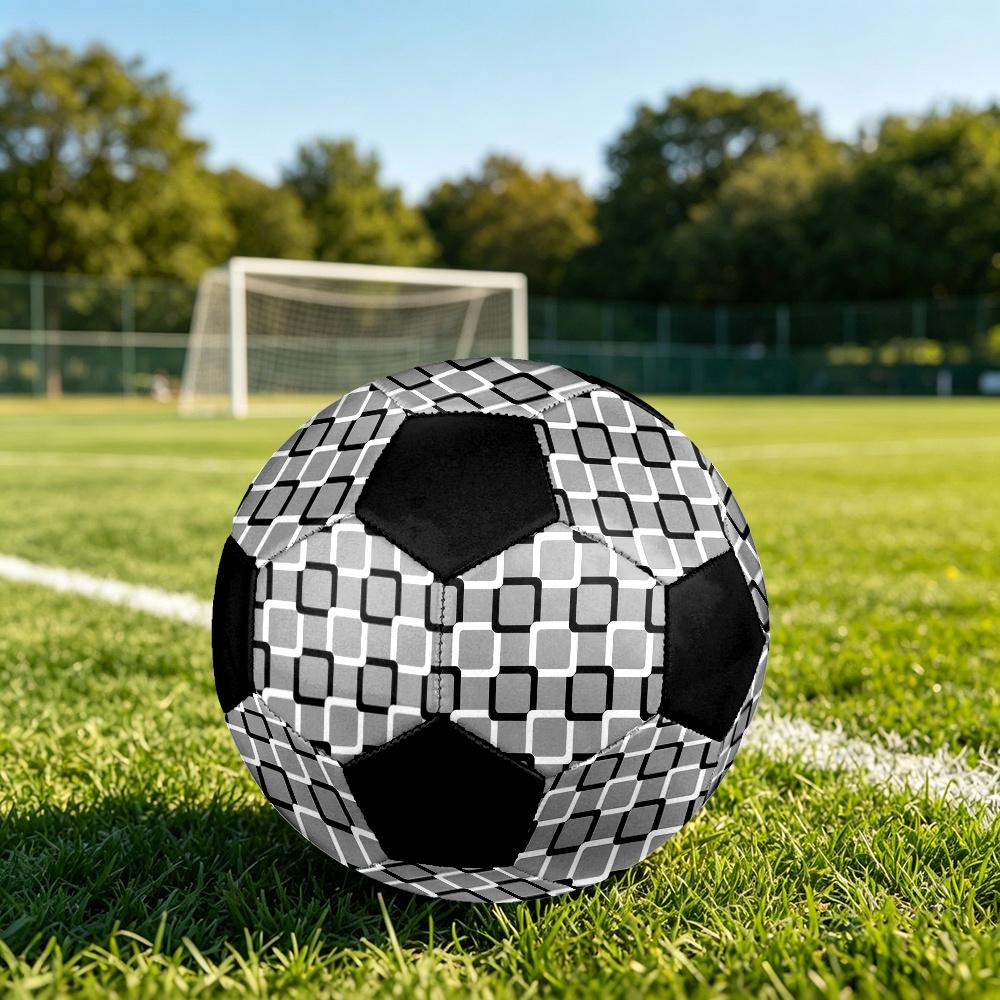 1pc Abstract Geometric Outdoor Sports Football, Size 5, Comfortable And Durable Feel,Gift yy20