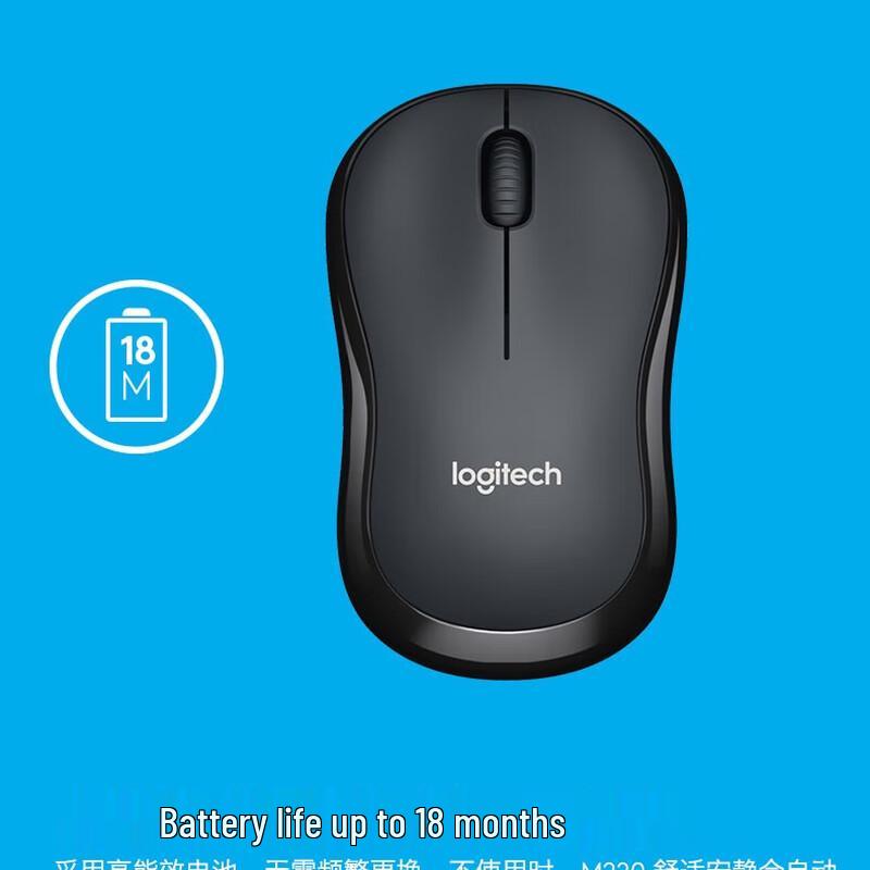 

Logitech M220 Wireless Silent Office Mouse