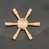 Fidget Spinner aus reinem Kupfer, abnehmbares Design, Metall-Handspinner, 188 Edelstahlkugellager, Antistress-Spielzeug für Erwachsene