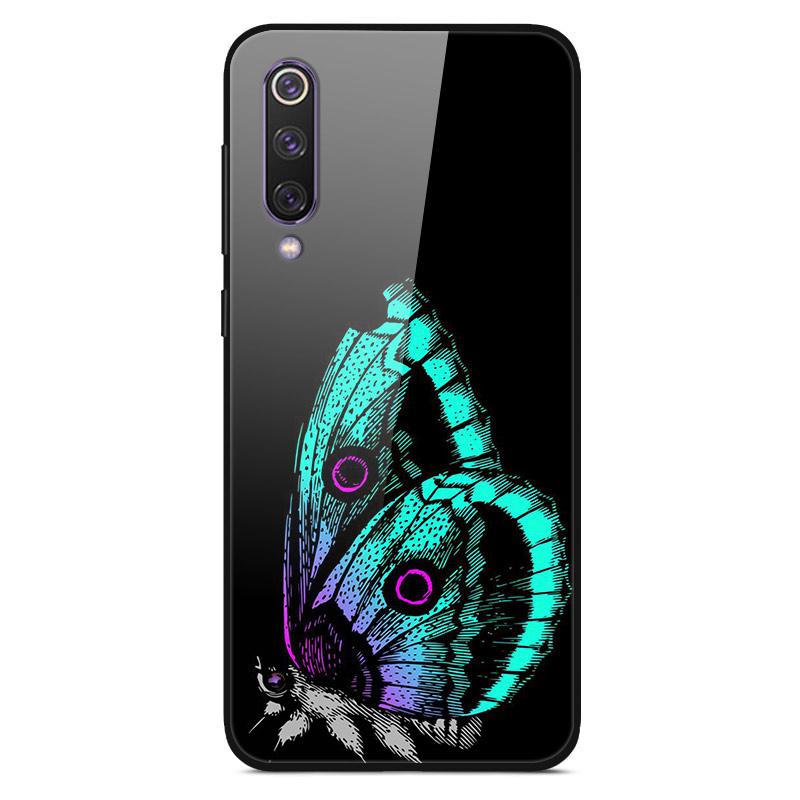 For Xiaomi Mi 9 Mi9 SE Tempered Glass Case Hard Cover Phone Case For Xiaomi Mi 9 SE Mi9 T 9T Pro Cases Redmi Note 9S 9 S Cover