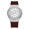 Fashion Rubber Women Watches Luxurious Brand Casual Diamond Female Quartz Wristwatches Simple Sport Clock Relogio Feminino