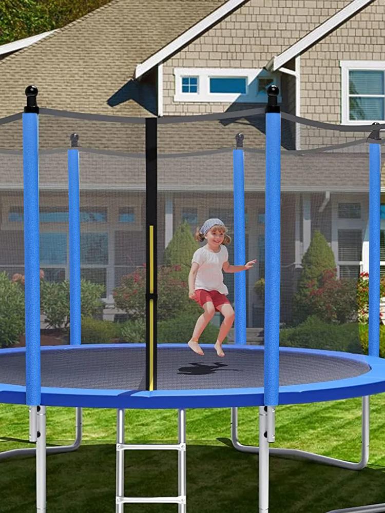 12 Stück Trampolinstangen Abdeckung Polsterung Schaumstoffrohr 40CM Schaumstoffrohr Schwammhülle Schutz-Trampolinstangen-Hüllen Blau