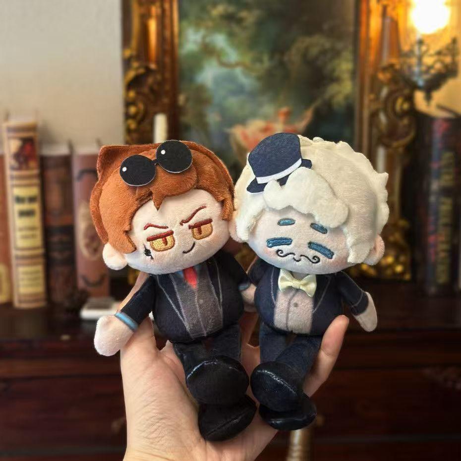 Good Omens Plush Aziraphale Crowley Mini Cotton Angel Demon Chibi Character Keychain Pendant Fan Collectible Compilations Gift