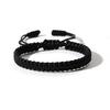Unisex Håndtau Justerbart Håndlaget Flettet Ensfarget Tykt Bruddsikkert Lett Stablebart Armbånd Symbolske Farger