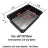 JuQing Nano Black 304 Stainless Steel Kitchen Sink Drain Basket