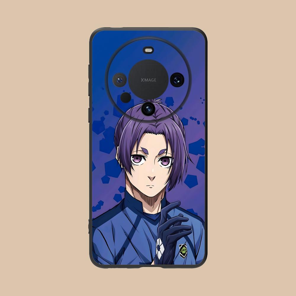 Blue Lock Reo Mikage Mat TPU Mobiele Telefoonhoesje voor Huawei Mate 60 50 40 30 20 10 Pro Plus Lite E 5G Kleurrijke Print Cover