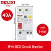 Delixi DZ47sLE Air Switch Circuit Breaker with Leakage Protection (1-4P, Single/Three-Phase, N)