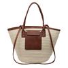 Seaside Holiday Women's Woven Beach Bag 2026: Large Capacity Knit Handbag, Single Shoulder Underarm Style