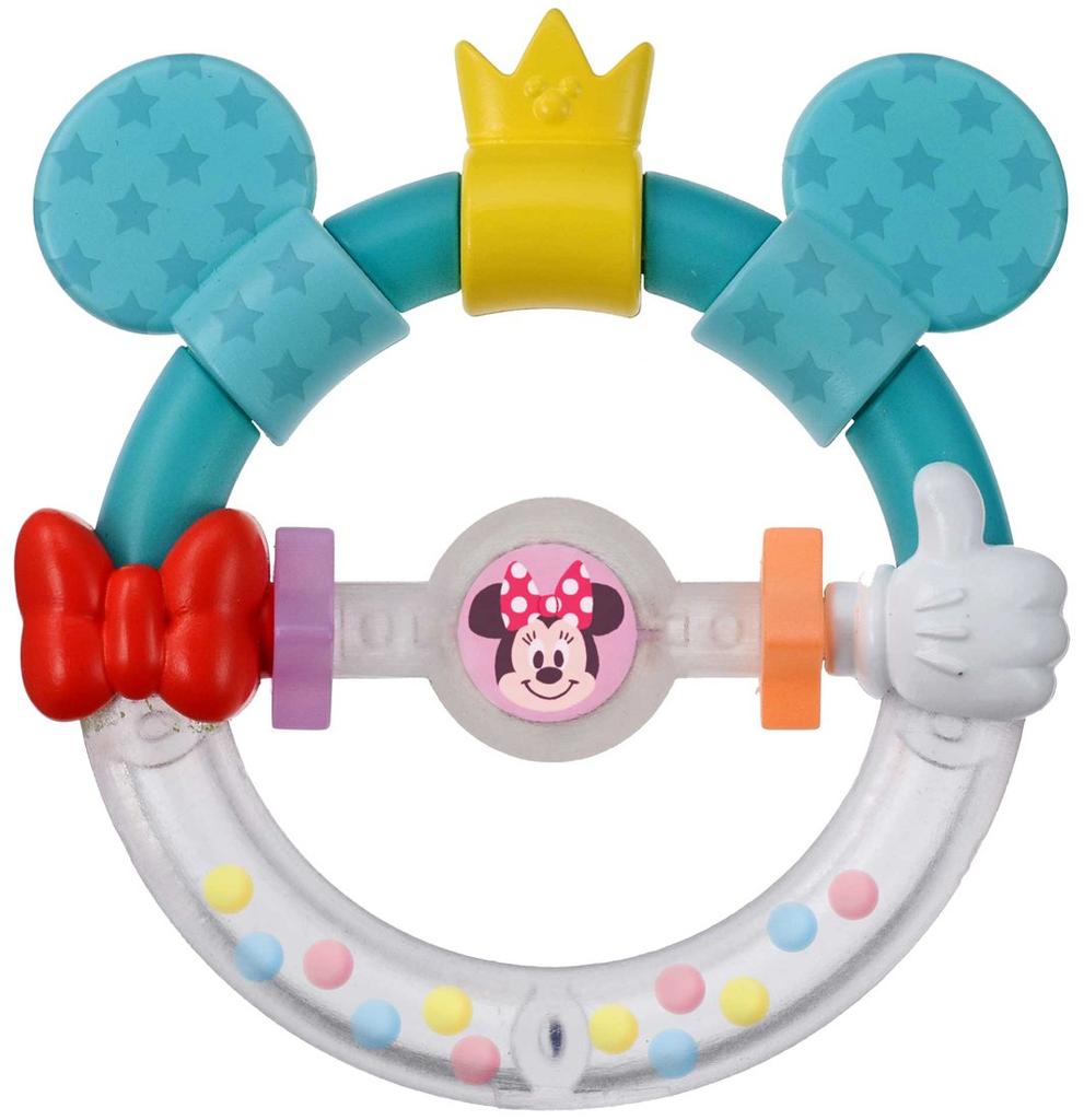 Disney Dear Little Hands Pacifier Rattle Mickey Minnie - &
