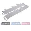 3 Pieces Baby Bed Rail Bumper Split Type Infant Bed Soft Guard Sleeve Bubble Velvet Fabric Edge Prot