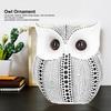 Owl Statue Innovative Resin Animal Sculpture Ornament Art Crafts for Desktop Decoration