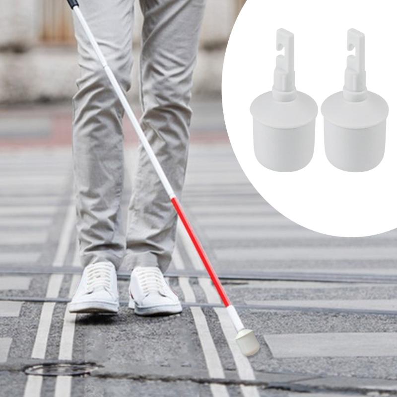 Reflective Walking Head Plastic Tip Slip Night Safety Use