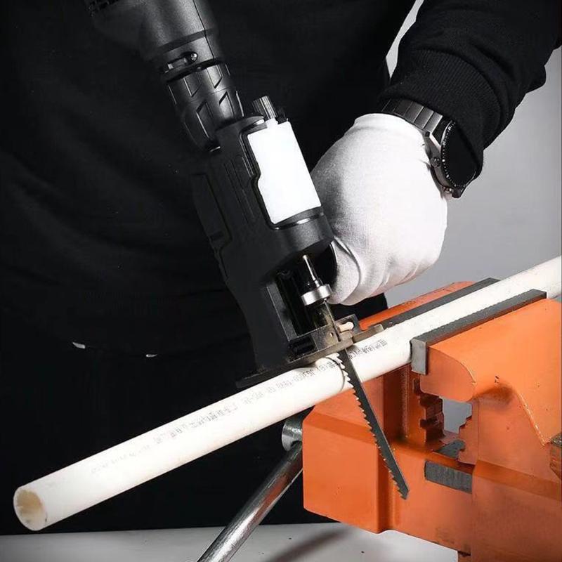 Household Modified Conversion for Head Repair Tool Electric Saber Saw Reciprocating Saw Blue Woodworking Cutting