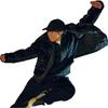 Li Ning X Jackie Chan Collaboration Kung Fu Series All Over Print Loose Fit Stand Collar Zipper Knit Cotton Jacket Men jackets Black AFMU027-2