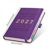 Agenda A5 2027 Manuale per l'Efficienza in Inglese Planner 365 Giorni con Calendario Lista delle Cose da Fare Blocco Note Cancelleria per Scuola Ufficio