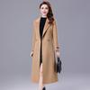 Double-Sided Woolen Coat for Women, Long Over-the-Knee Slim Fit, 2026 Autumn/Winter Trendy Style for Middle-Aged Mothers.
