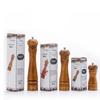 Wooden Pepper Mill Set of 2 with Base, Premium Ceramic Grinder Core, Adjustable Coarseness for Salt & Spices, Kitchen Tool