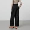 FivePlus Women's Casual High-Waist Straight Wide-Leg Pants