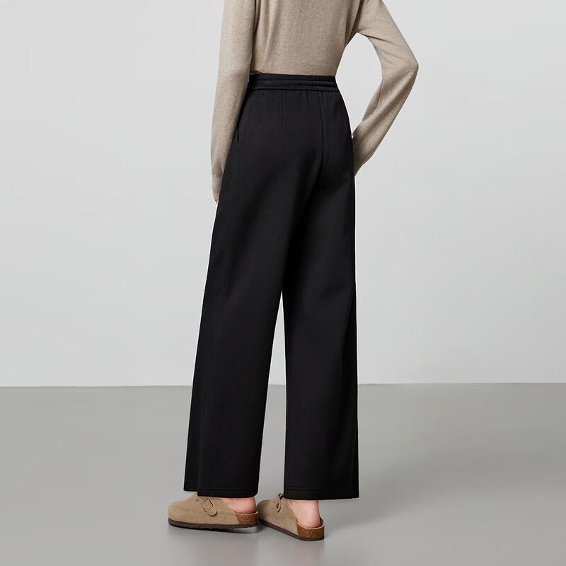 FivePlus Women's Casual High-Waist Straight Wide-Leg Pants