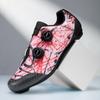 Sapatos Respiráveis SPD para Ciclismo de Estrada Para Homens Mulheres Sapatos de Bicicleta Com Fivela Rotativa Sapatos de Travamento Profissionais Para Bicicleta de Estrada Para Corrida & Uso Diário