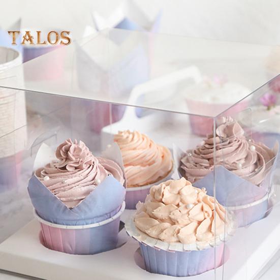 

100 шт., формы для кексов, пищевые термостойкие, легкие, хорошие утолщенные декоративные чашки для кексов для кухни