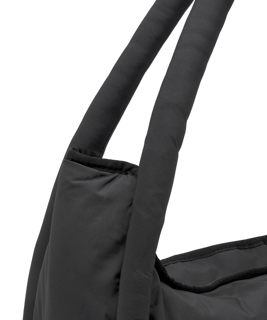 Hunter [Unisex] Framed Puffer Large Hobo - Black