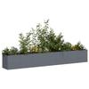 Pot, Anthracite, 280X40X40 Cm, Cold Rolled Steel