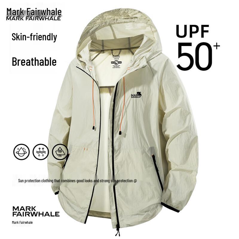 MARK FAIRWHALE Men s UPF50+ Hooded Sun Protection Jacket M