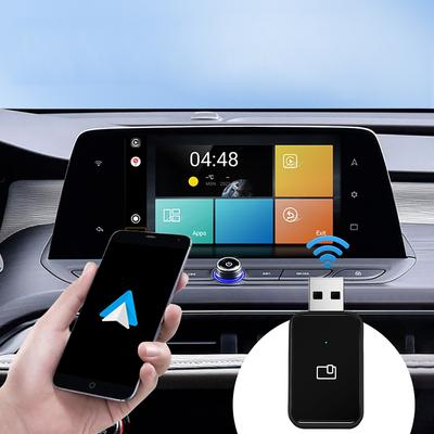 Wired To Wireless Carplay & Android Auto Mini Adapter Plug and Play Auto Connect for OEM Wired CarPlay Android Auto Car Systems