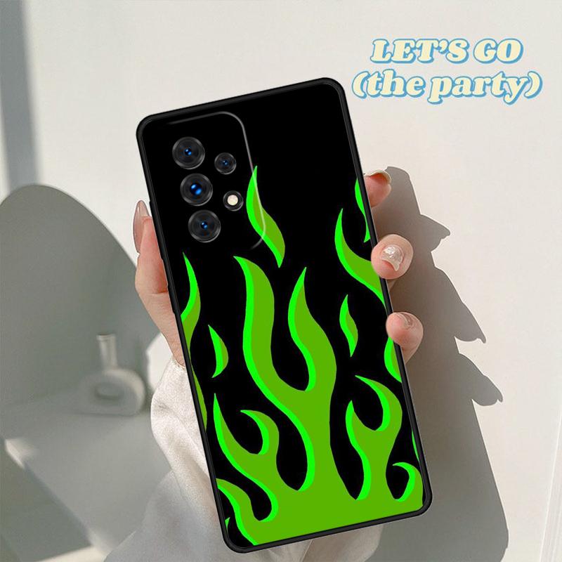 

Fashion Design Flame Pattern phone case For Samsung Galaxy A42 A31 A40 A51 A71 A32 A80 A91 A52 A72 A73 A20e A21S A50 A70 A11 A12 For Samsung A11