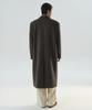 MUSINSA STANDARD Cashmere Blend Daddy Shoulder Single Long Coat [Heather Brown]