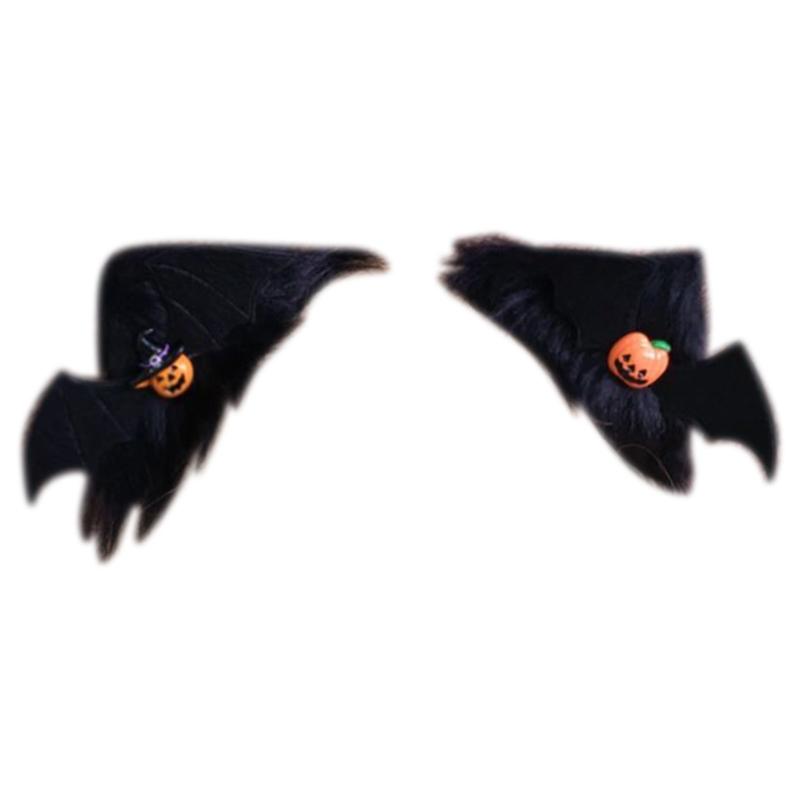 Cute Cat Ear Hair Clips Animal Foxes Fur Headpiece Halloween Animes Cosplay Headpieces Women Headwear Hair Accessories