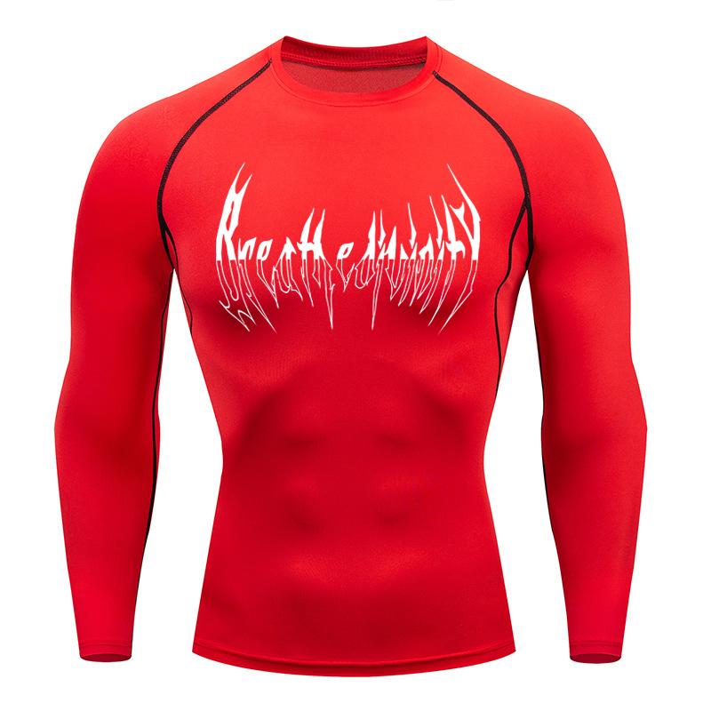 Herren Enges T-Shirt Laufen Sport Fitness Training Essentielle Sportbekleidung Schnelltrocknend Fitness Eng Sportbekleidung