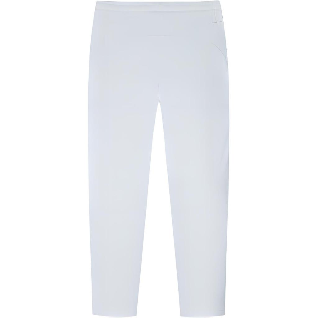 Anta Solid Color Mid-Rise Drawstring Breathable Versatile Straight Leg Casual Pants Women bottoms Gray-Mist 162430302-1