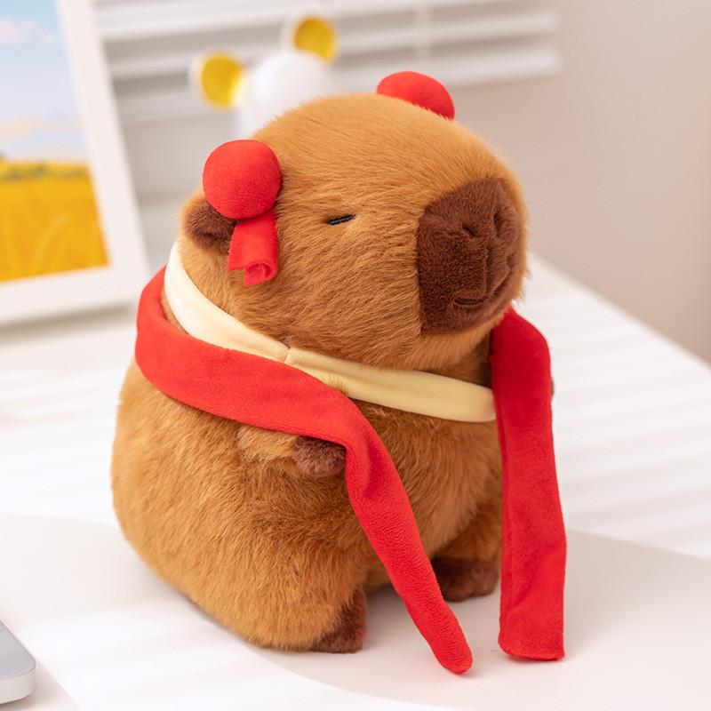 

Zha Ne Capybara Plush Toy Cartoon Stuffed Doll Animal Bedroom Gift Decoration 23cm/9.06in
