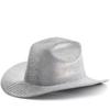 Fluorescence Cowboy Hat for Women Breathable Large Brims Beach Hat Music Festival Hat Bachelorette Party Nightclub Hat