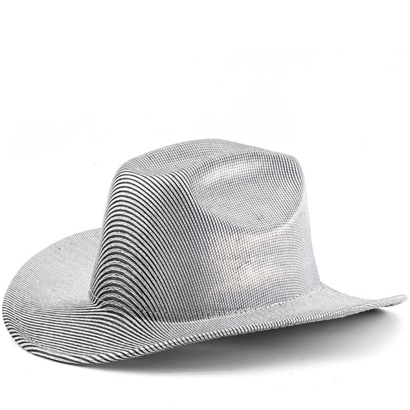 Fluorescence Cowboy Hat for Women Breathable Large Brims Beach Hat Music Festival Hat Bachelorette Party Nightclub Hat