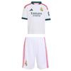 adidas Real Madrid 26/27 Szezon Hazai Futball Szurkolói Verzió Nedvszívó Gyorsan Száradó 2 Részes Szett Gyerek Sportruházat KC3946