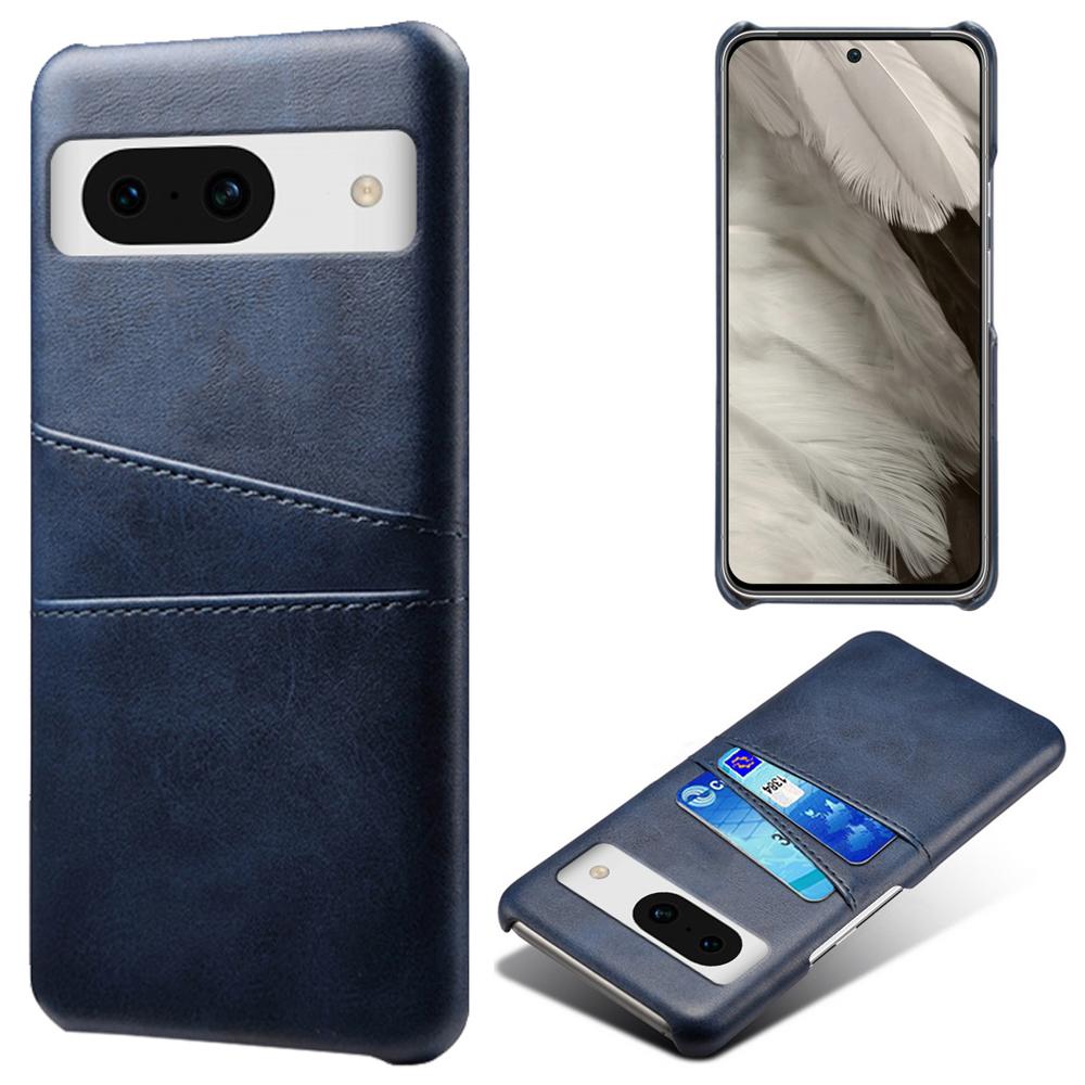 For Google Pixel 8a Case PU Leather+PC Phone Cover with 2 Card Slots